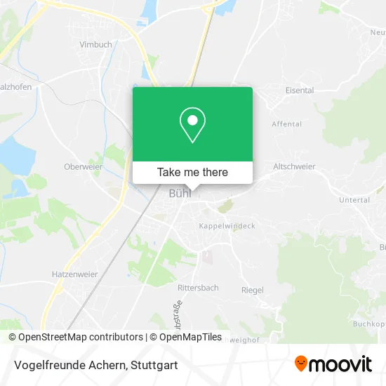 Карта Vogelfreunde Achern