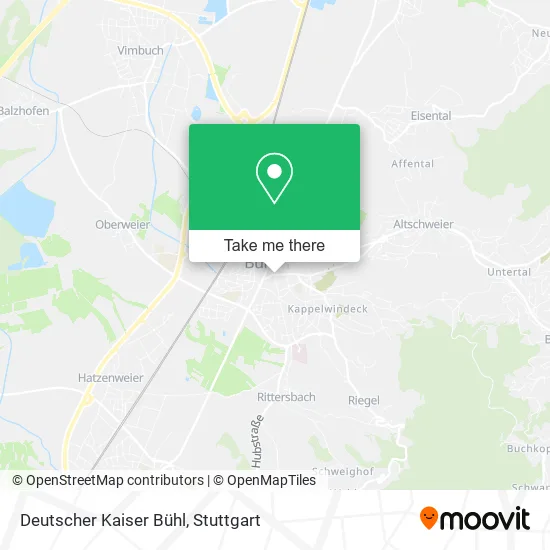 Карта Deutscher Kaiser Bühl