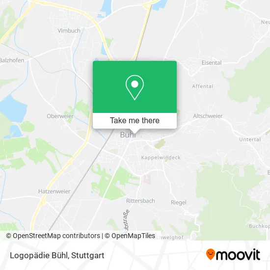 Карта Logopädie Bühl