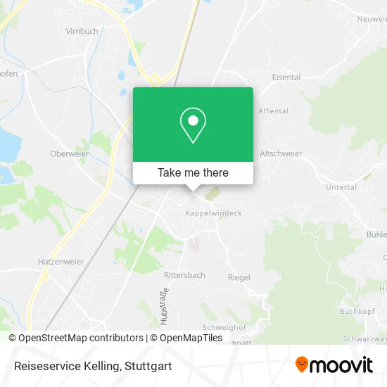 Карта Reiseservice Kelling