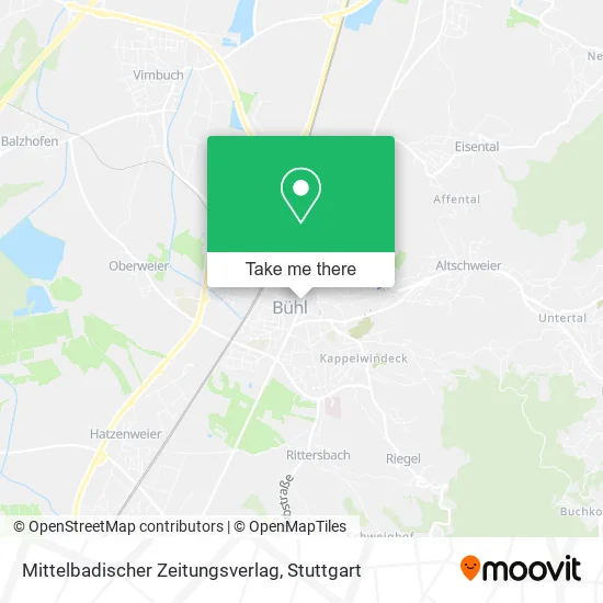 Карта Mittelbadischer Zeitungsverlag