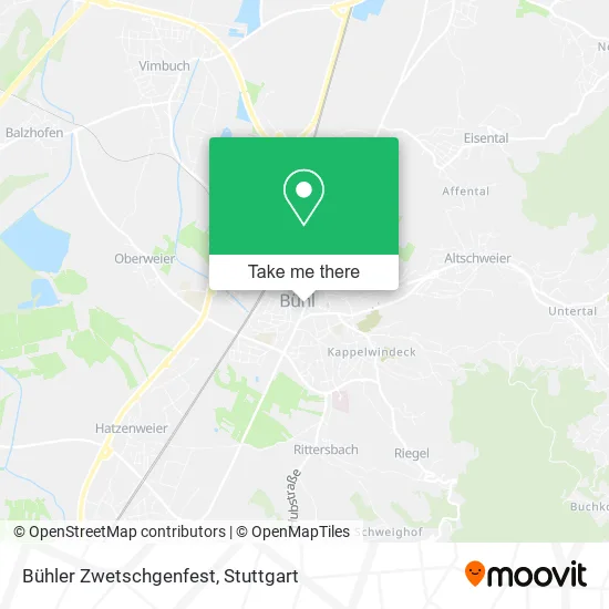 Карта Bühler Zwetschgenfest