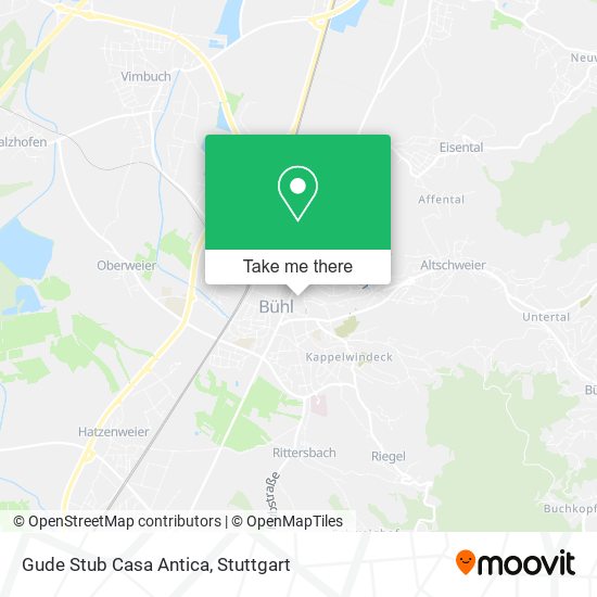 Gude Stub Casa Antica map