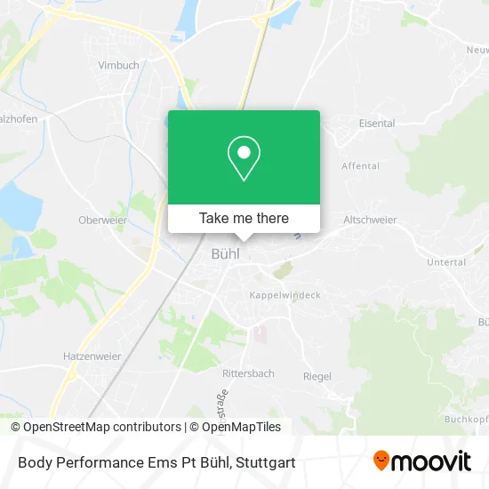 Карта Body Performance Ems Pt Bühl