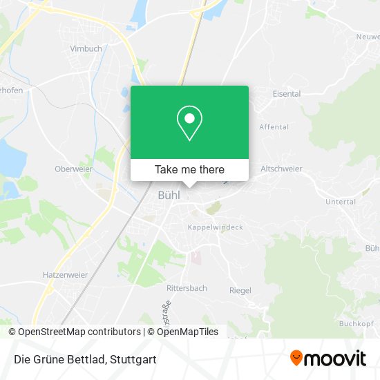 Die Grüne Bettlad map