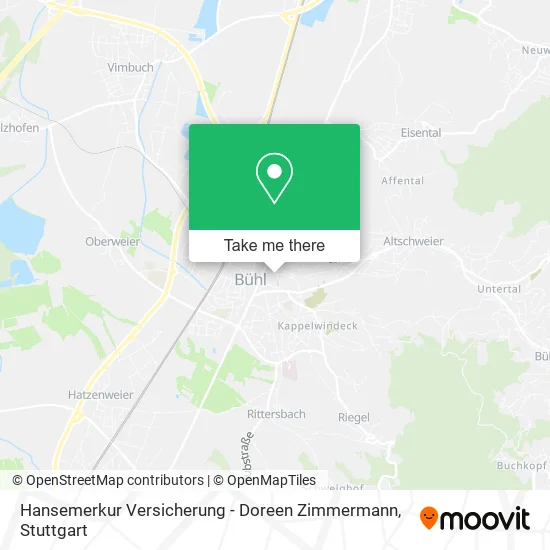 Карта Hansemerkur Versicherung - Doreen Zimmermann