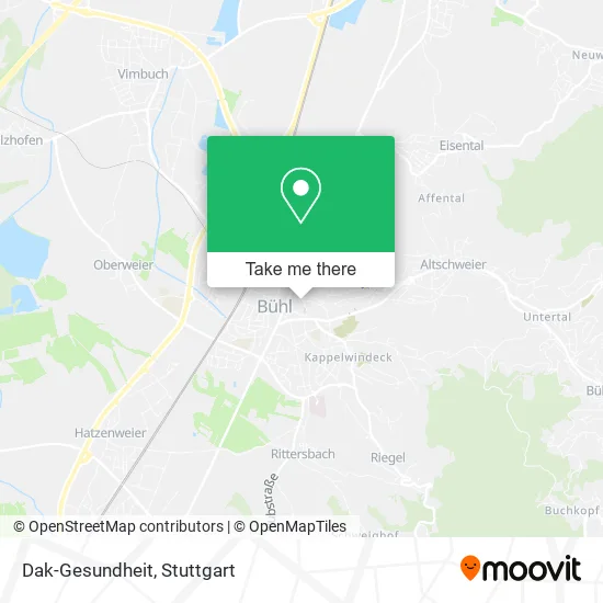 Карта Dak-Gesundheit