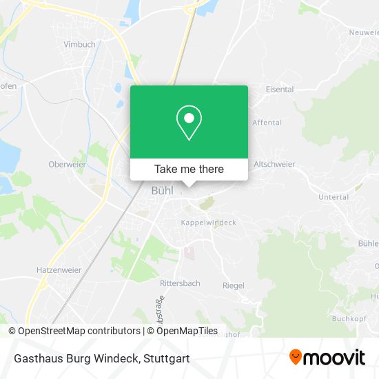 Gasthaus Burg Windeck map