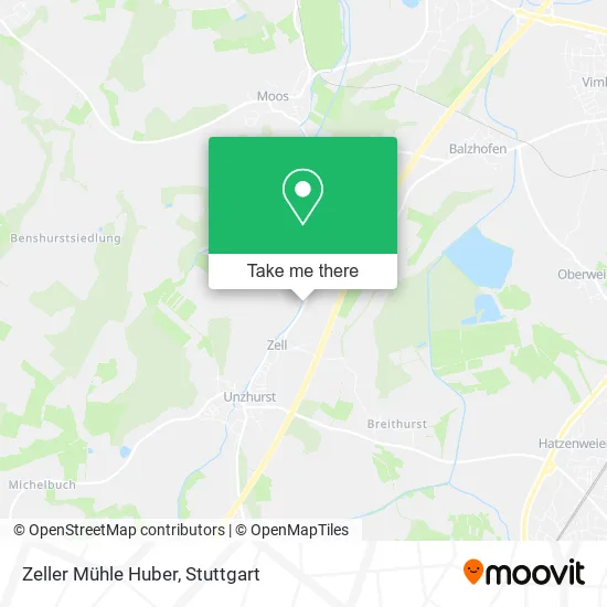 Карта Zeller Mühle Huber