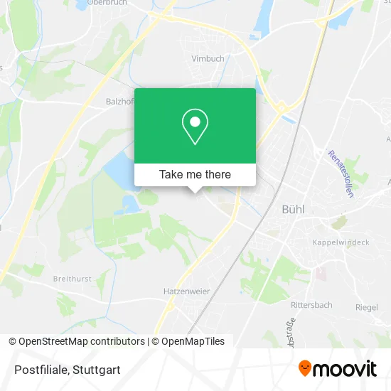 Postfiliale map