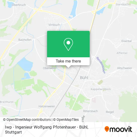 Карта Iwp - Ingenieur Wolfgang Pfotenhauer - Bühl