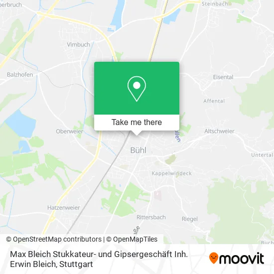 Карта Max Bleich Stukkateur- und Gipsergeschäft Inh. Erwin Bleich