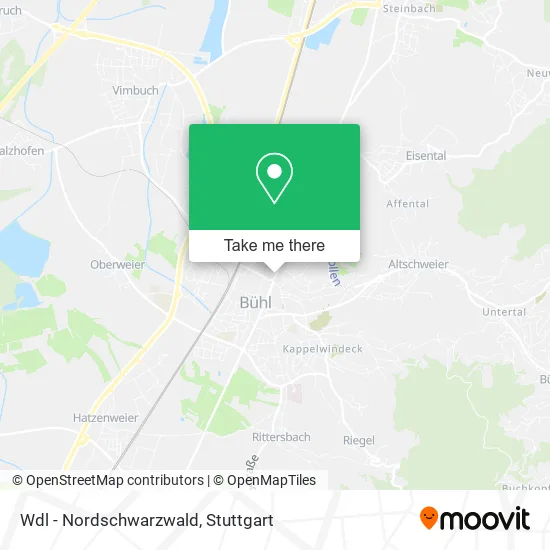 Карта Wdl - Nordschwarzwald