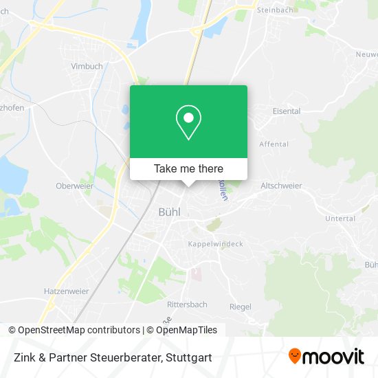 Zink & Partner Steuerberater map