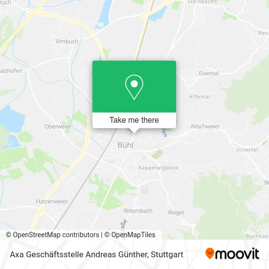 Карта Axa Geschäftsstelle Andreas Günther