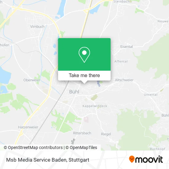 Карта Msb Media Service Baden