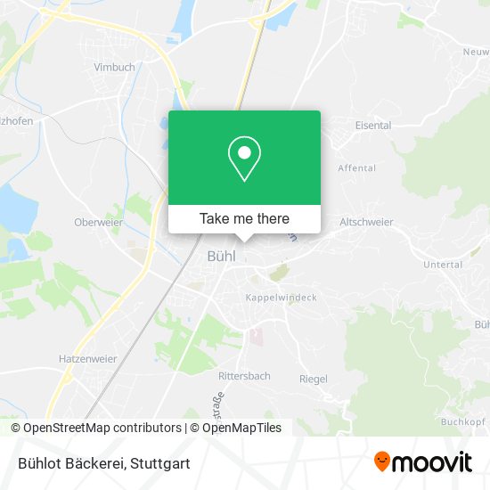 Bühlot Bäckerei map