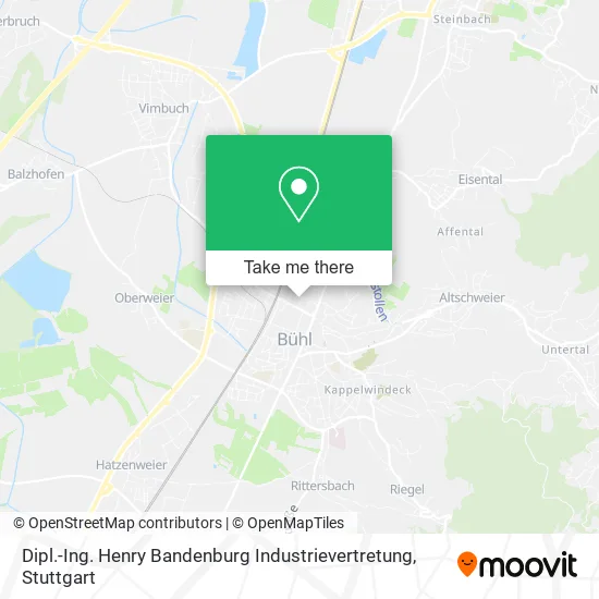 Карта Dipl.-Ing. Henry Bandenburg Industrievertretung