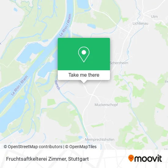 Карта Fruchtsaftkelterei Zimmer