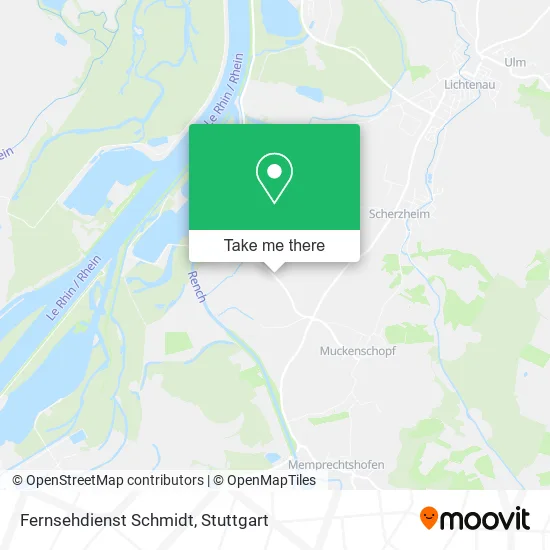 Карта Fernsehdienst Schmidt