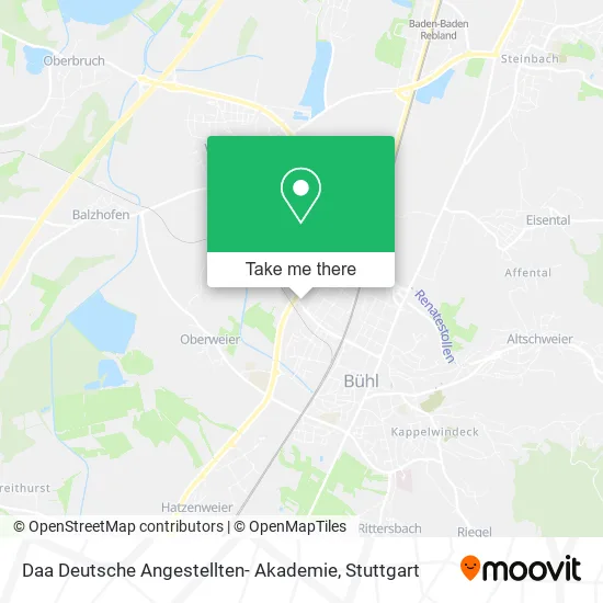 Карта Daa Deutsche Angestellten- Akademie