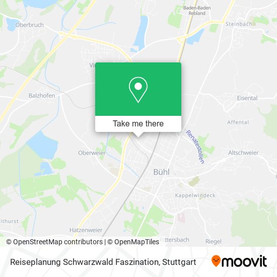 Карта Reiseplanung Schwarzwald Faszination