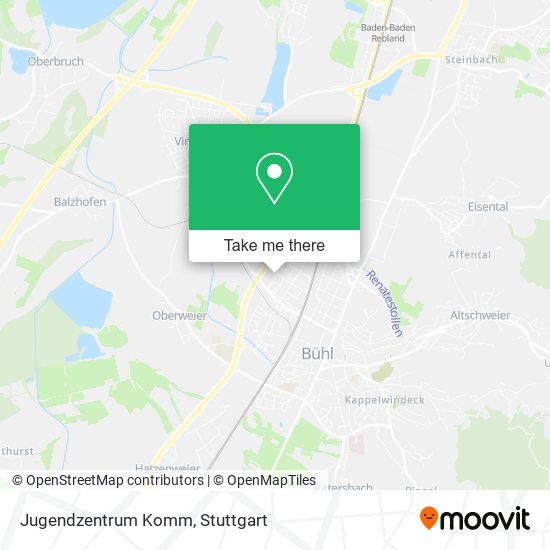 Jugendzentrum Komm map