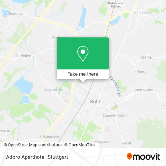 Карта Adoro Aparthotel