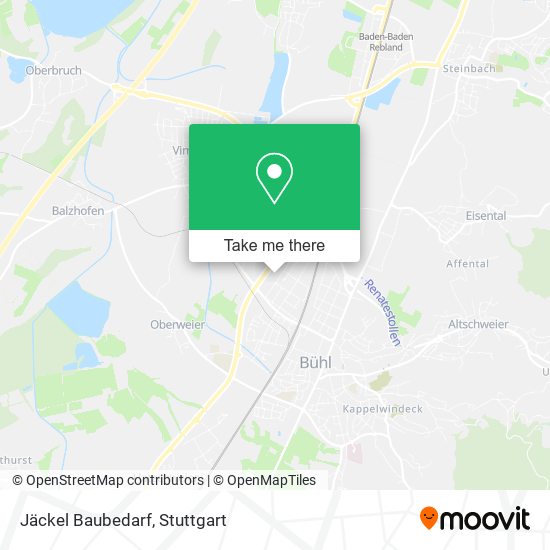 Jäckel Baubedarf map