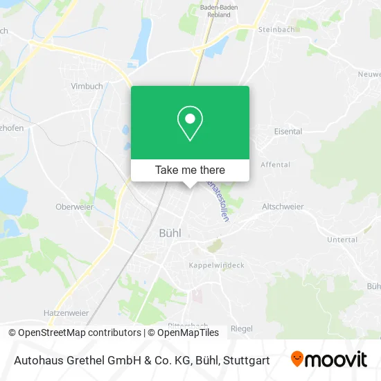 Карта Autohaus Grethel GmbH & Co. KG, Bühl