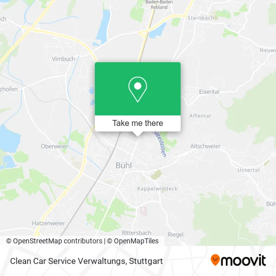 Карта Clean Car Service Verwaltungs