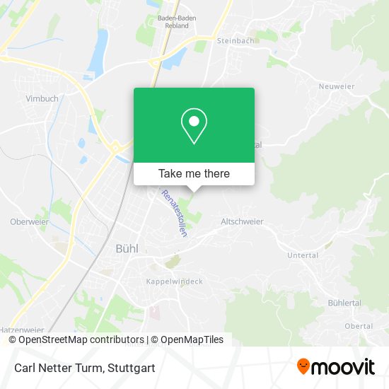 Carl Netter Turm map