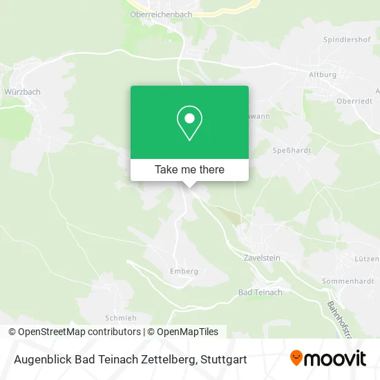 Карта Augenblick Bad Teinach Zettelberg
