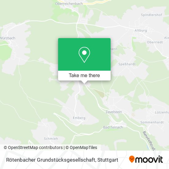 Rötenbacher Grundstücksgesellschaft map
