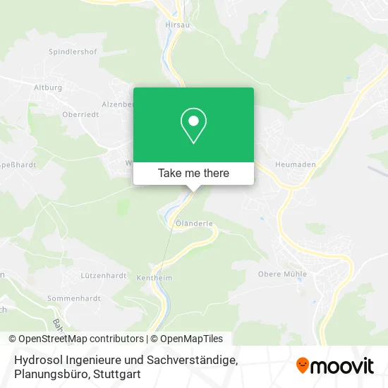 Карта Hydrosol Ingenieure und Sachverständige, Planungsbüro