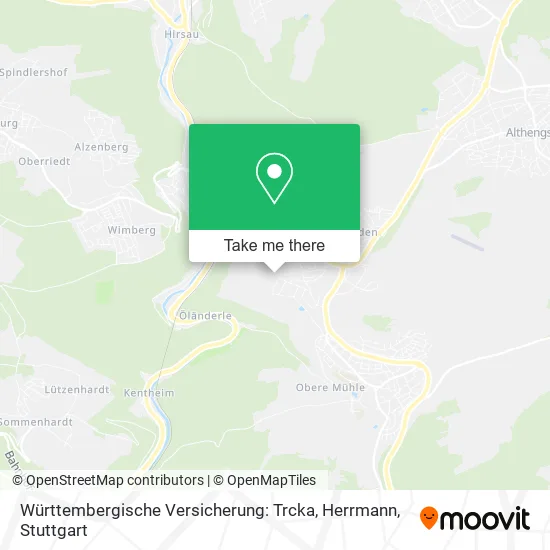 Карта Württembergische Versicherung: Trcka, Herrmann