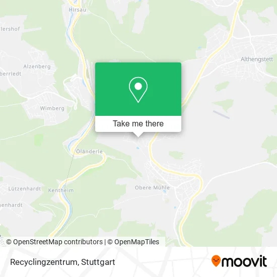 Карта Recyclingzentrum