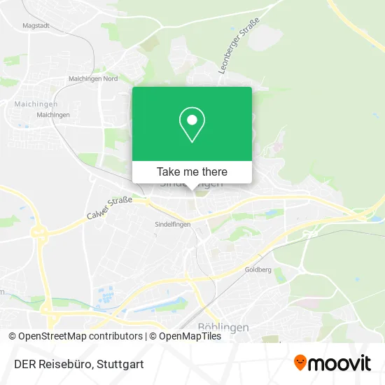Карта DER Reisebüro