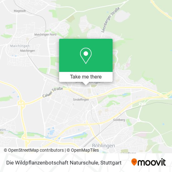 Die Wildpflanzenbotschaft Naturschule map