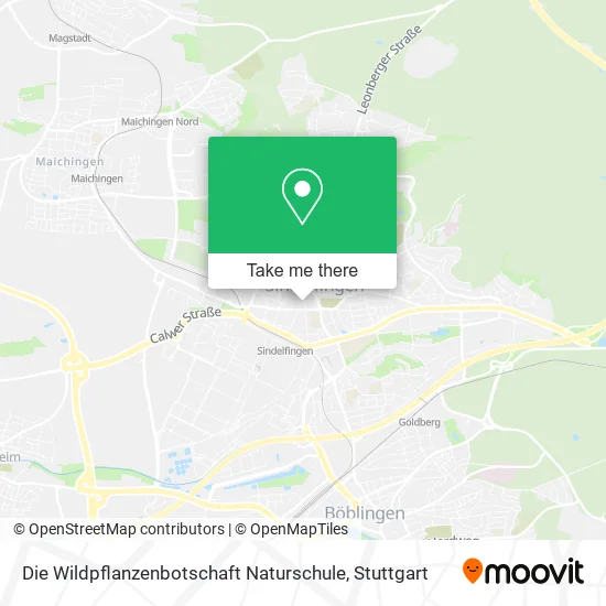 Карта Die Wildpflanzenbotschaft Naturschule