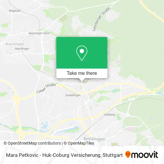 Карта Mara Petkovic - Huk-Coburg Versicherung