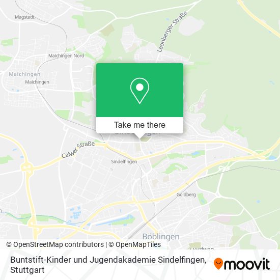 Buntstift-Kinder und Jugendakademie Sindelfingen map
