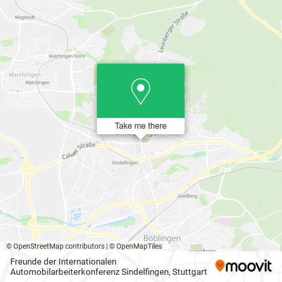 Freunde der Internationalen Automobilarbeiterkonferenz Sindelfingen map