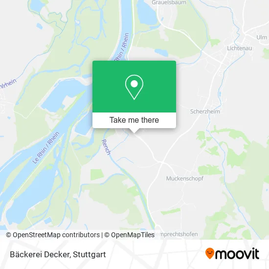 Карта Bäckerei Decker