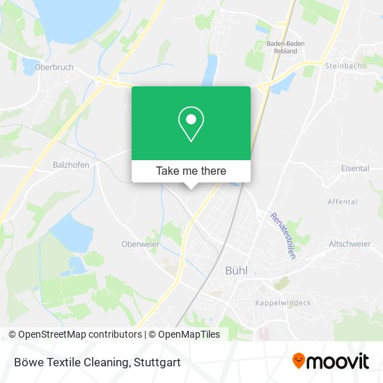 Böwe Textile Cleaning map
