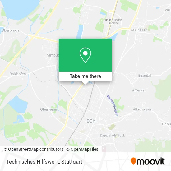 Карта Technisches Hilfswerk