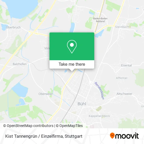 Карта Kist Tannengrün / Einzelfirma