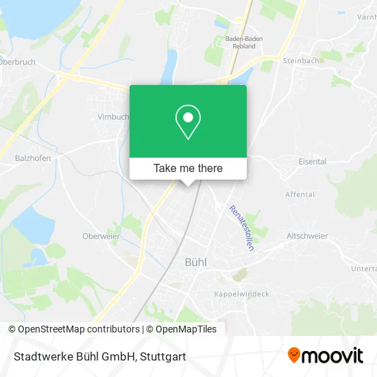 Карта Stadtwerke Bühl GmbH