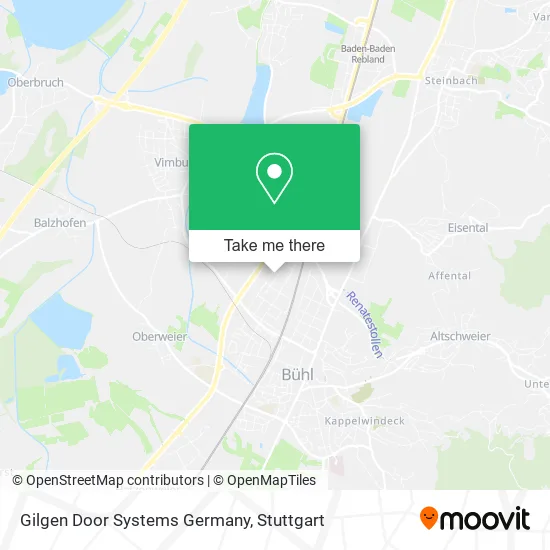 Карта Gilgen Door Systems Germany