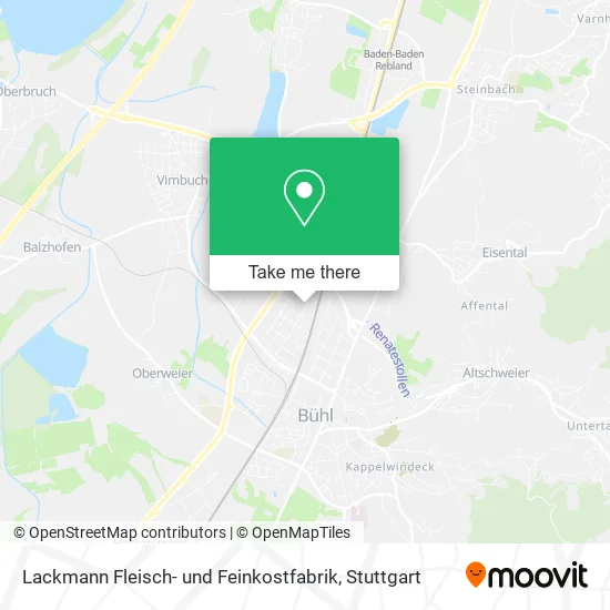 Карта Lackmann Fleisch- und Feinkostfabrik